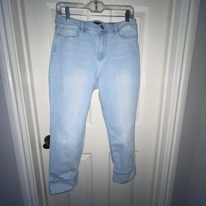 J. Jill Denim Cuffed Cropped Denim- Size 8